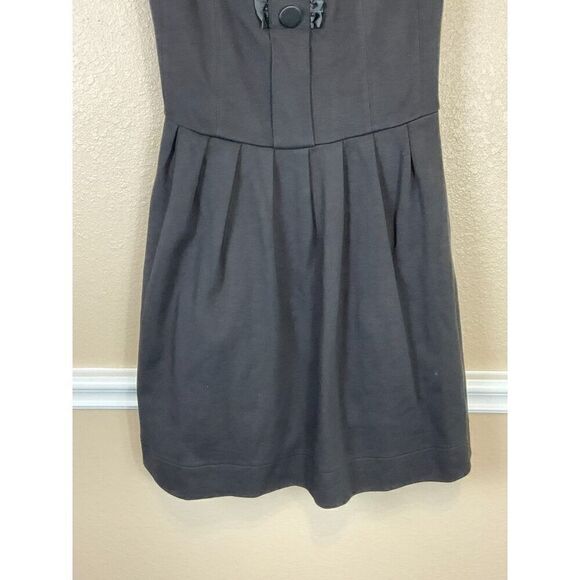 Hazel Womens Size L Black Dress Strapless Fit Flare Pockets Party Night Out R3 - Picture 8 of 12